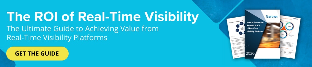 Thumbnail for the FourKites guide to the ROI of Real-Time Visibility
