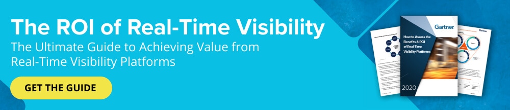 Thumbnail for the FourKites guide to the ROI of Real-Time Visibility