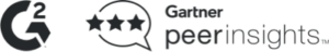 G2 and Gartner Peer Insights logo