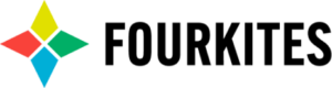 Fourkites logo dark