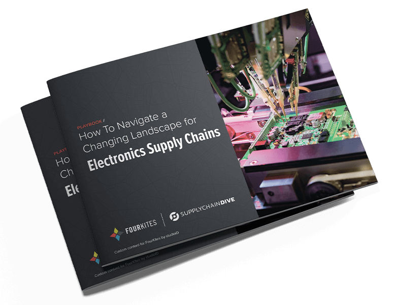 Electronics Supply chain playbook ebook mockup